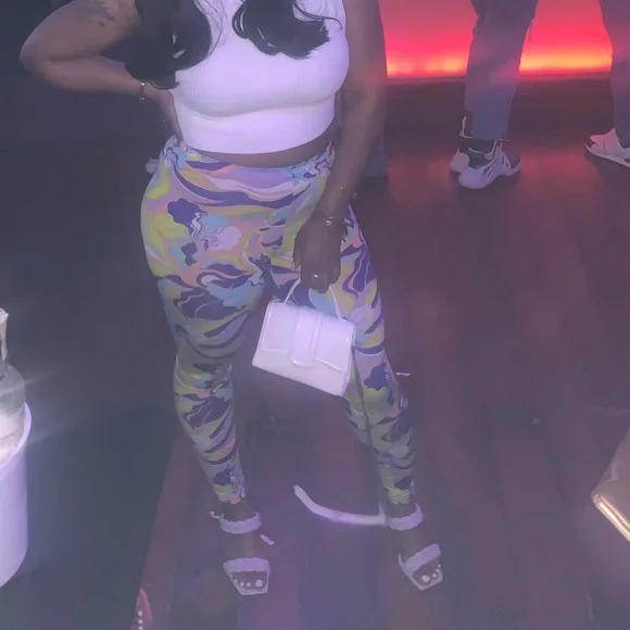 Emilio Pucci Leggings Tights Rivera Print Leggings - Picture 4 of 5